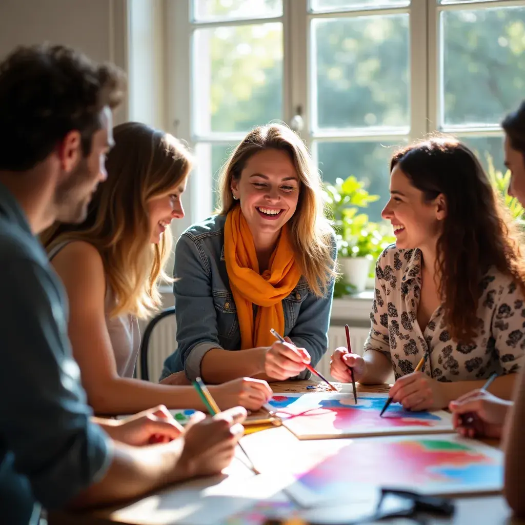 Creative spiral flow